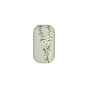 The Vintage Botanical Manuka Trinket Box is a rectangular case with rounded corners, showcasing a light green background and central illustration of a Manuka branch—an elegant gift idea, beautifully designed in New Zealand.